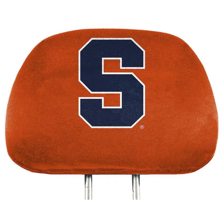 Syracuse Orange Printed Head Rest Covers