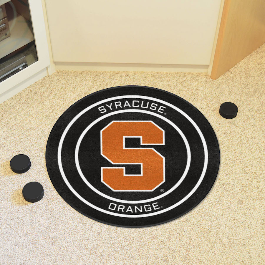 Syracuse Orange Round Hockey Puck Mat