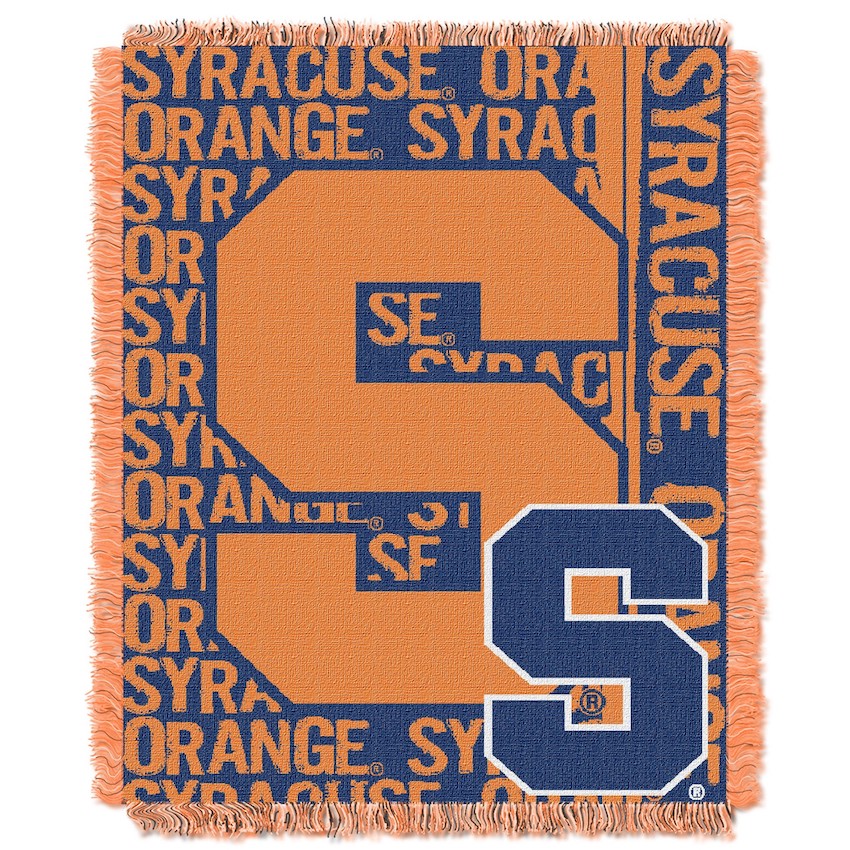 Syracuse Orange Double Play Tapestry Blanket 48 x 60