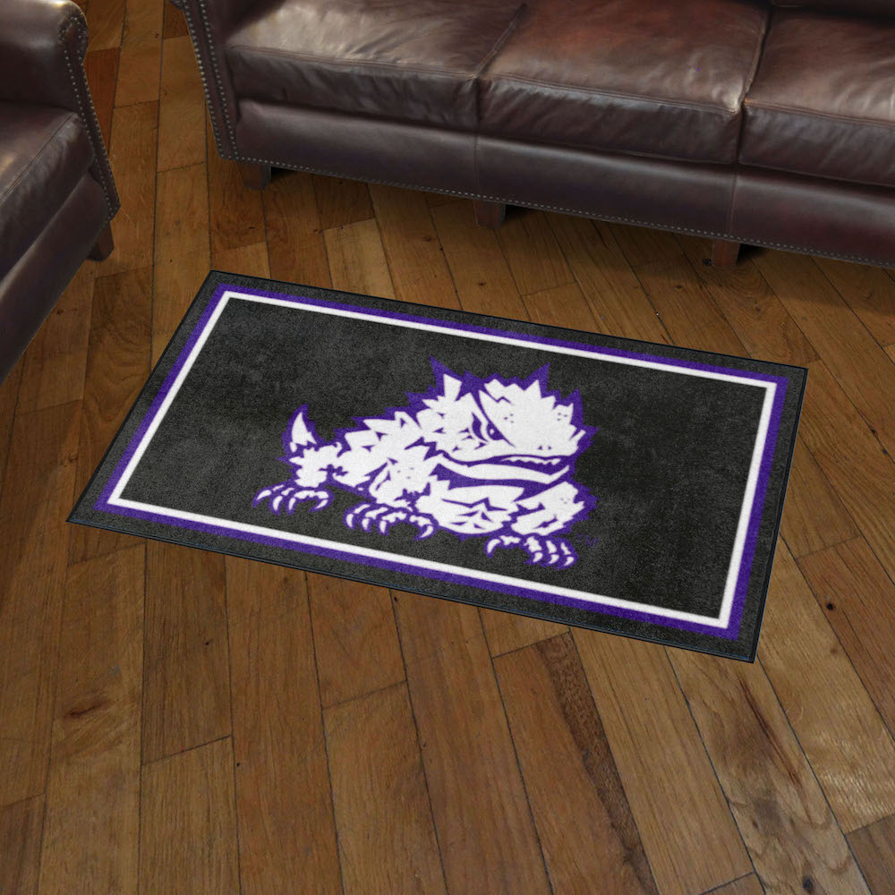 TCU Horned Frogs 3x5 Area Rug - Alt Logo