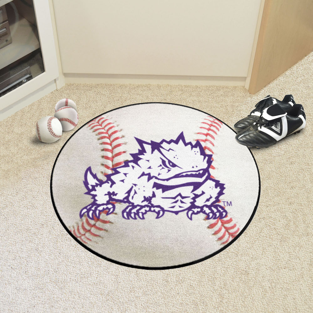 TCU Horned Frogs BASEBALL Mat - Alt Logo