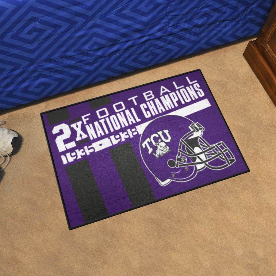 TCU Horned Frogs 20 x 30 DYNASTY Starter Floor Mat