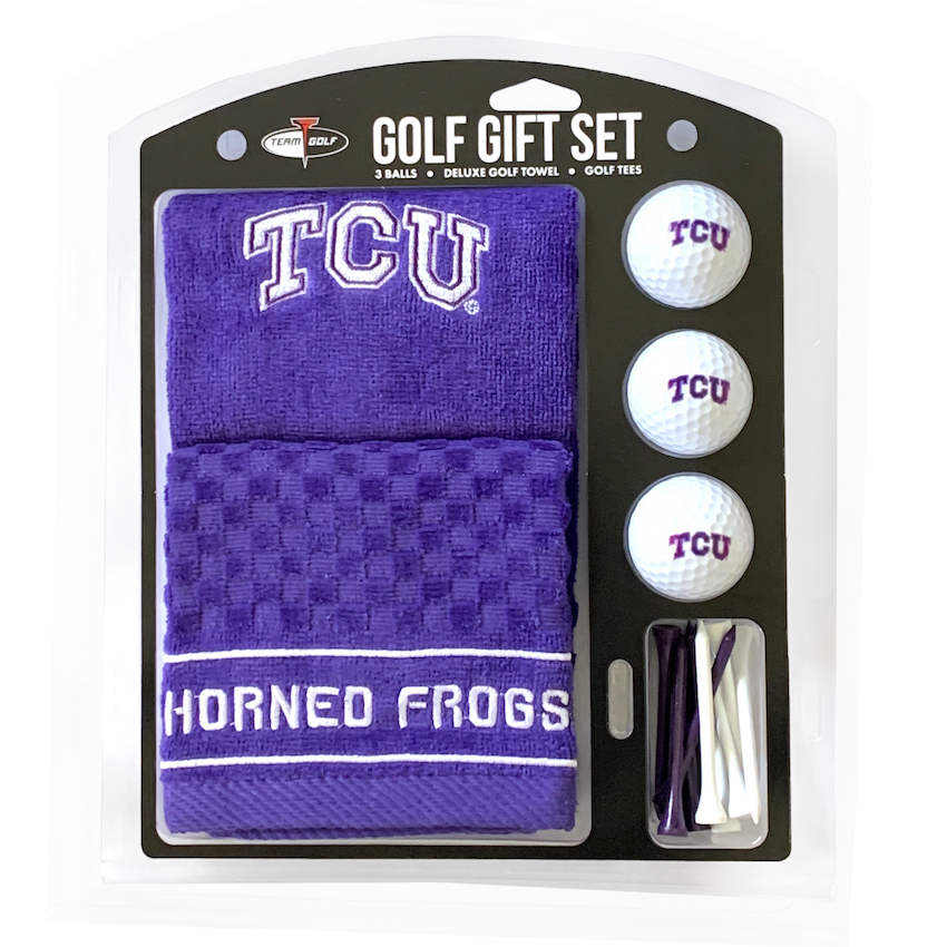 TCU Horned Frogs Premium Golf Gift Set