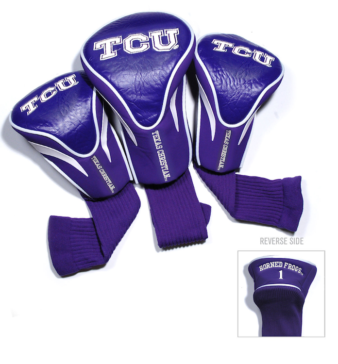 TCU Horned Frogs 3 Pack Contour Headcovers