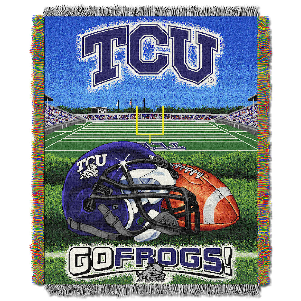 TCU Horned Frogs Home Field Advantage Series Tapestry Blanket 48 x 60