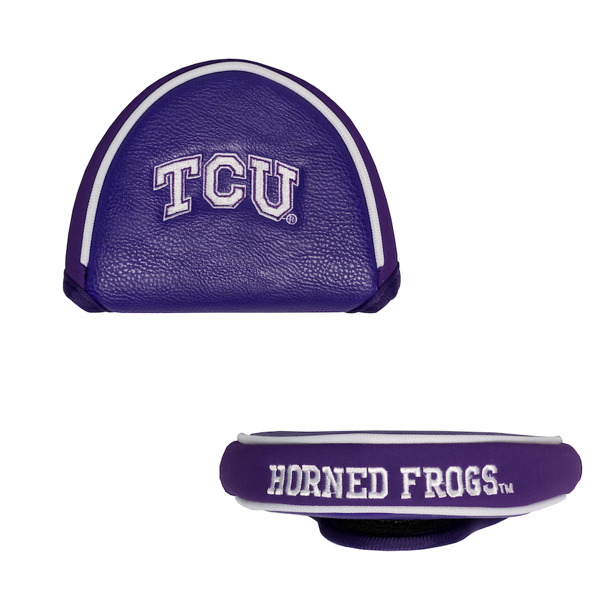 TCU Horned Frogs Mallet Putter Cover