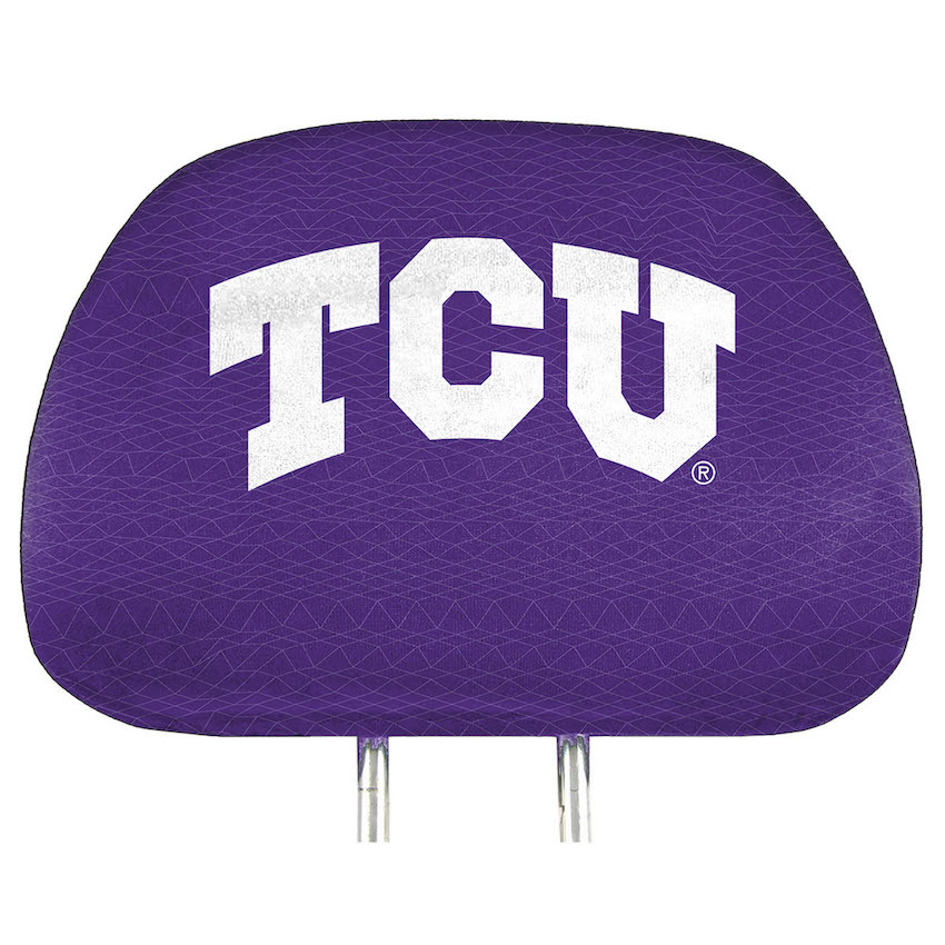 TCU Horned Frogs Printed Head Rest Covers