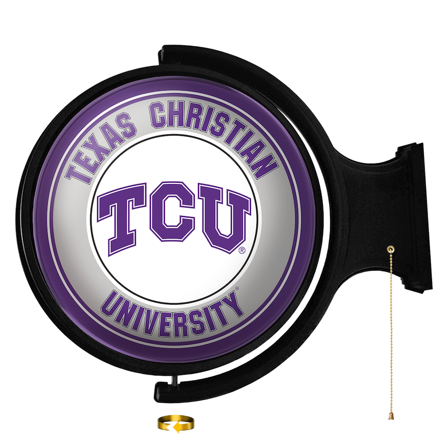 TCU Horned Frogs LED Rotating Wall Sign