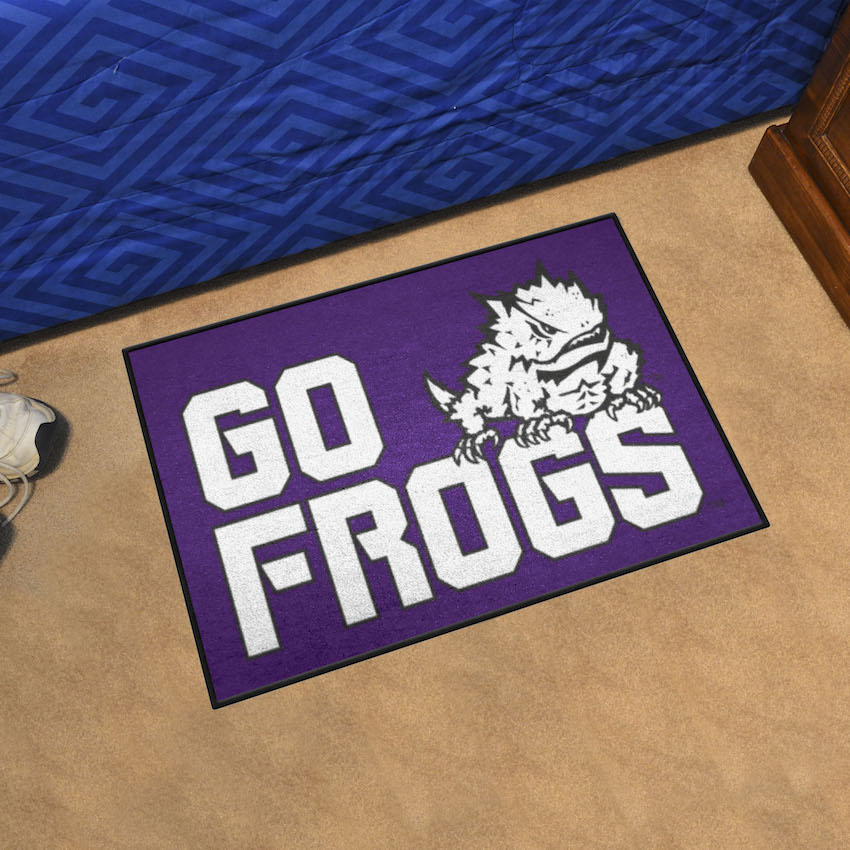 TCU Horned Frogs SLOGAN 20 x 30 Starter Floor Mat