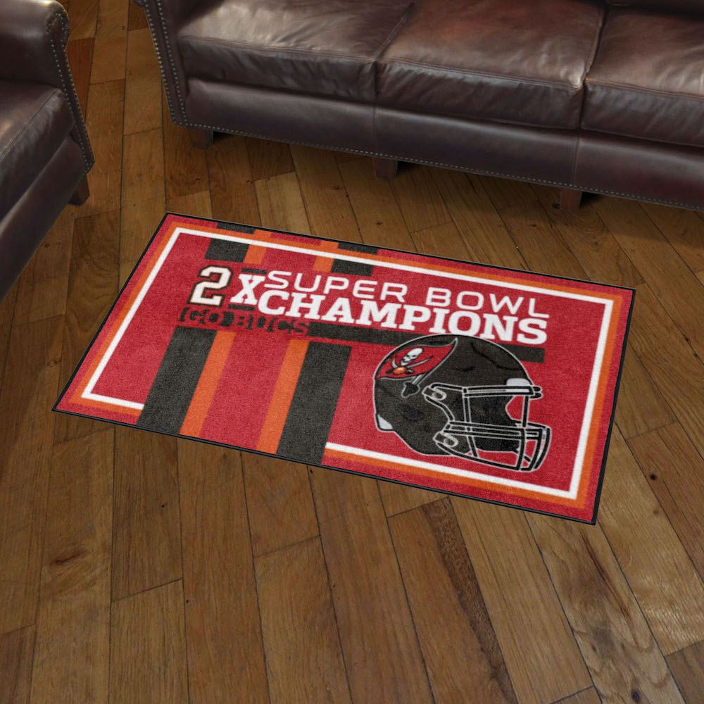 Tampa Bay Buccaneers DYNASTY 3x5 Area Rug