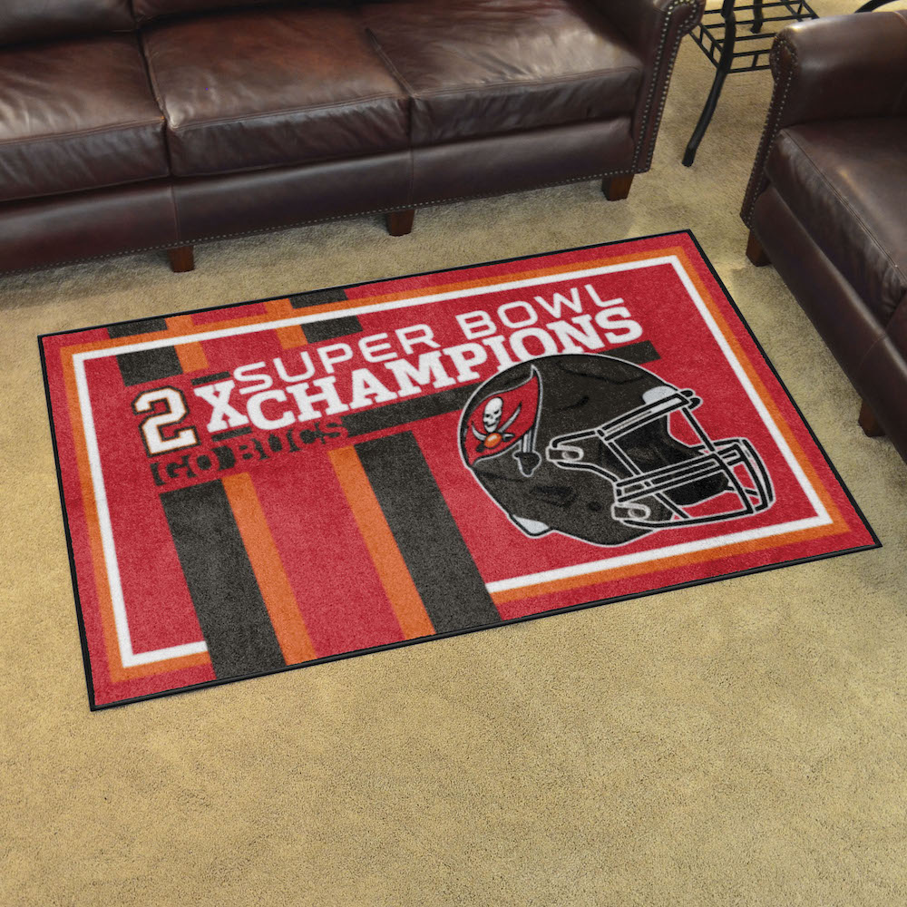 Tampa Bay Buccaneers DYNASTY 4x6 Area Rug