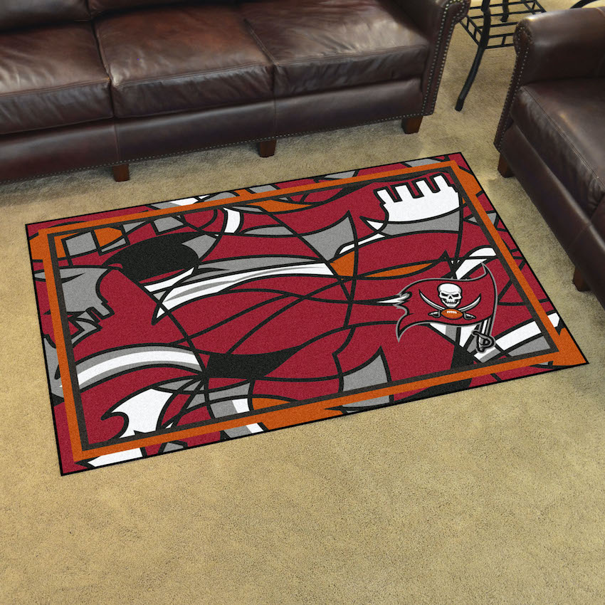 Tampa Bay Buccaneers 4x6 Quick Snap Area Rug