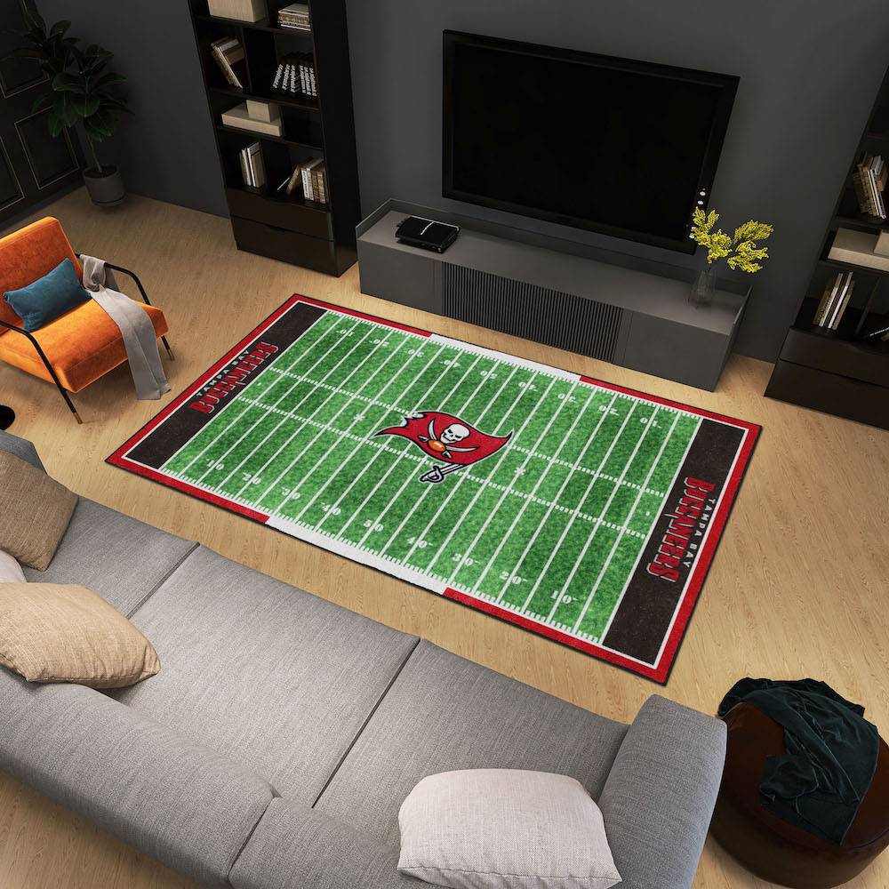 Tampa Bay Buccaneers 6x10 Ft Ultra Plush Area Rug