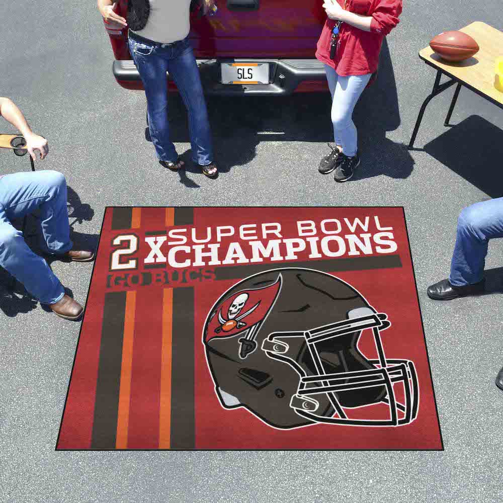 Tampa Bay Buccaneers Super Bowl DYNASTY 60 x 72 TAILGATER Floor Mat