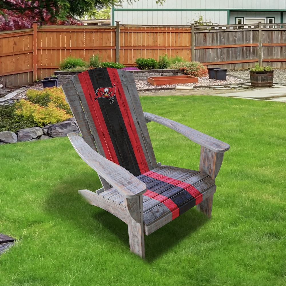 Tampa Bay Buccaneers Wooden Adirondack Chair