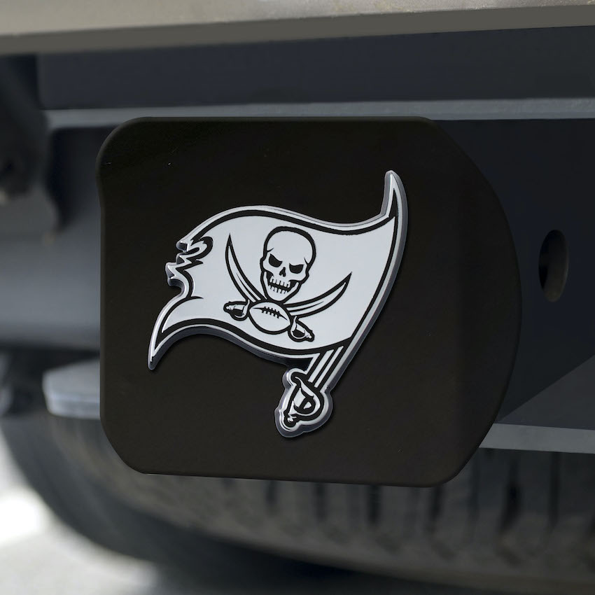 Tampa Bay Buccaneers BLACK Trailer Hitch Cover