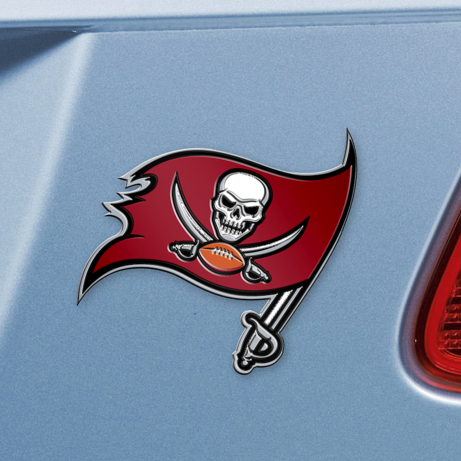 Tampa Bay Buccaneers Color Metal Auto Emblem