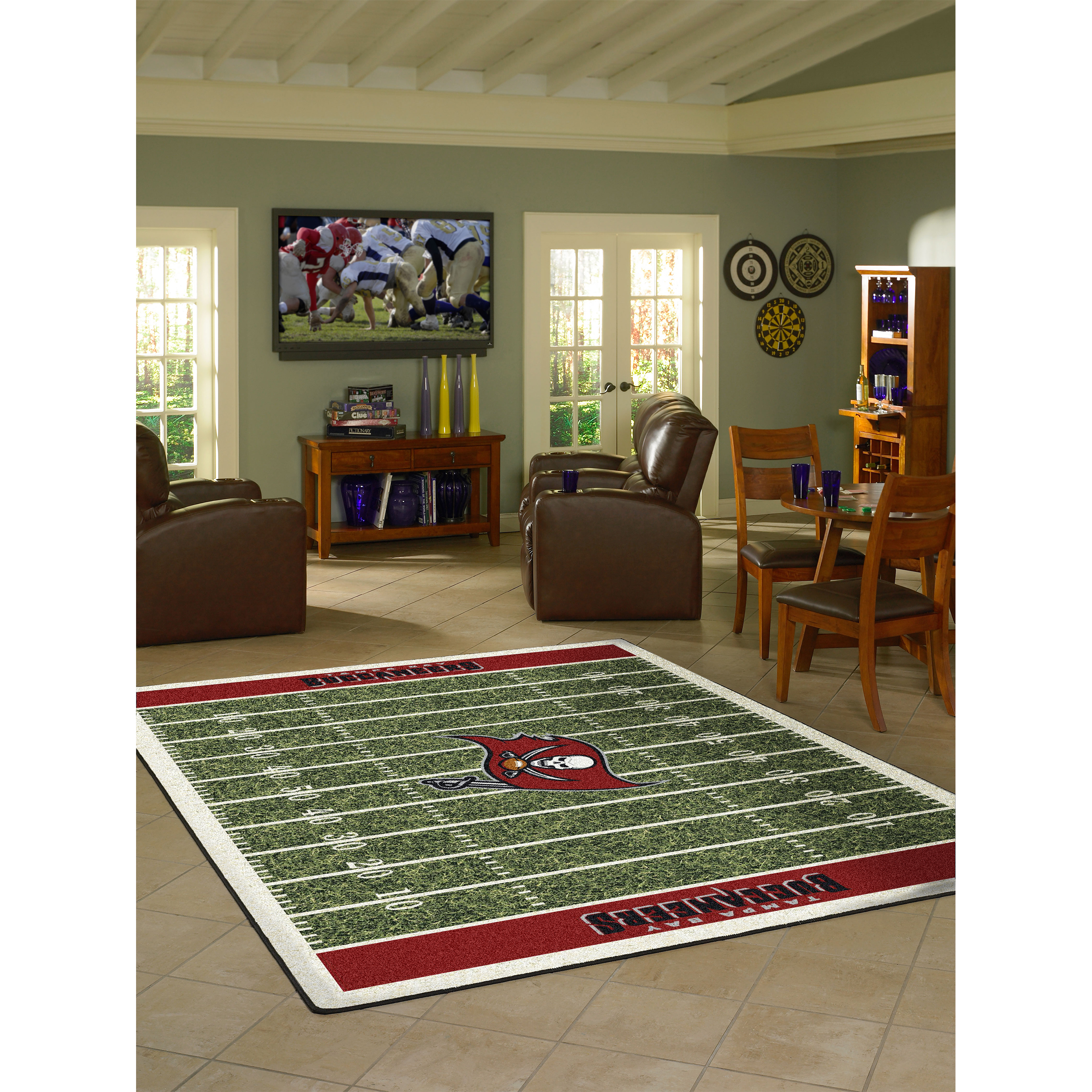 Tampa Bay Buccaneers 4 X 6 HOMEFIELD Rug