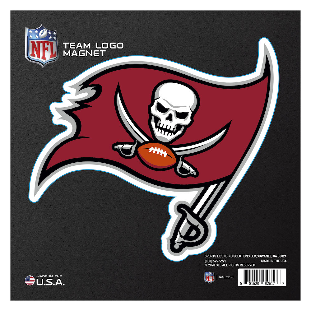 Tampa Bay Buccaneers Large Team Logo Magnet - Indoor Outdoor