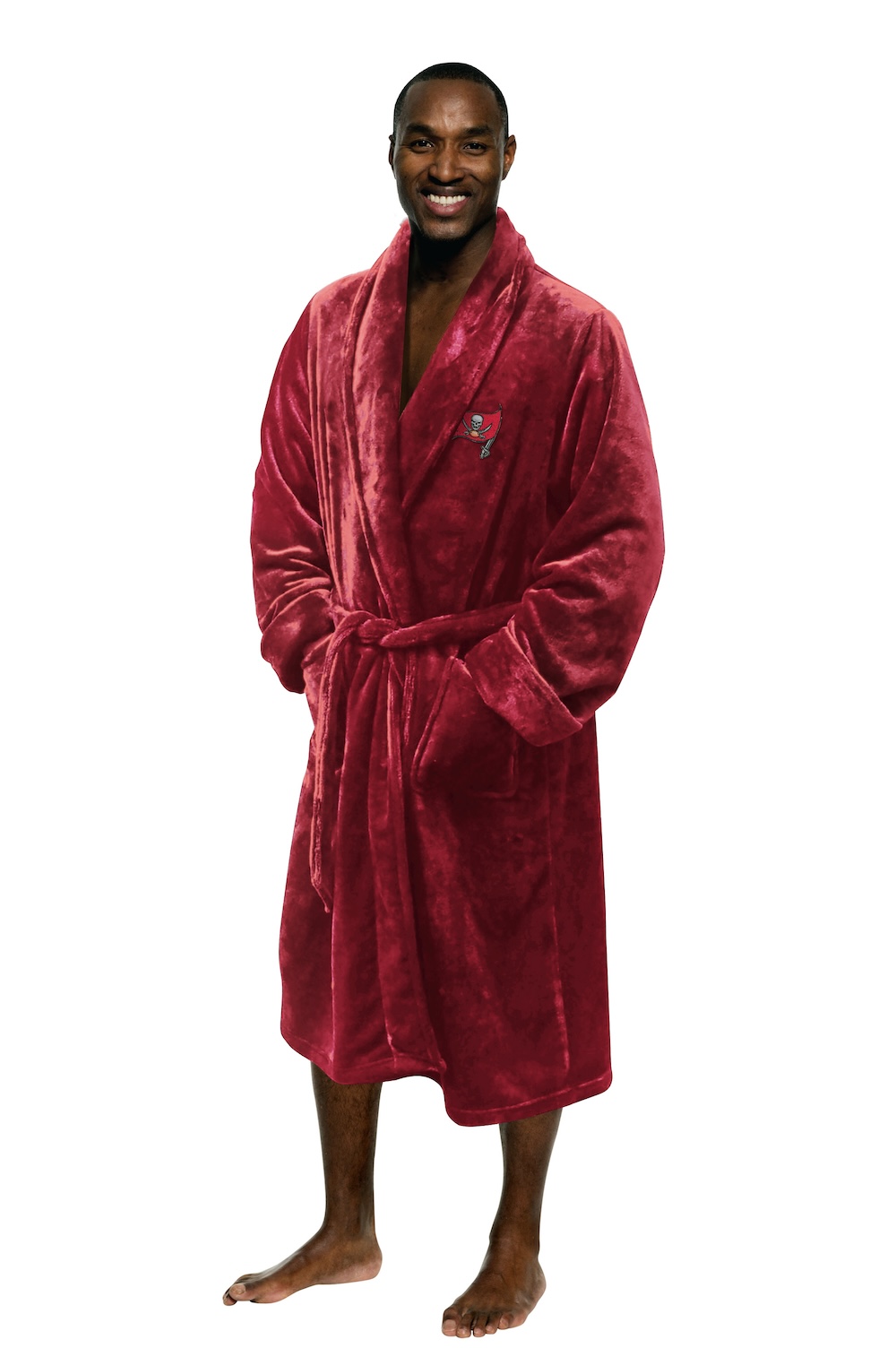 Tampa Bay Buccaneers Silk Touch Bath Robe Mens (L/XL)