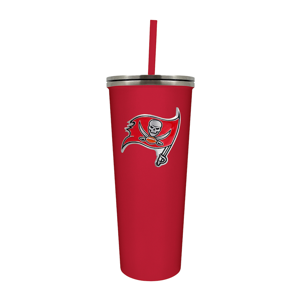 Tampa Bay Buccaneers 24 oz Team Color Skinny Tumbler