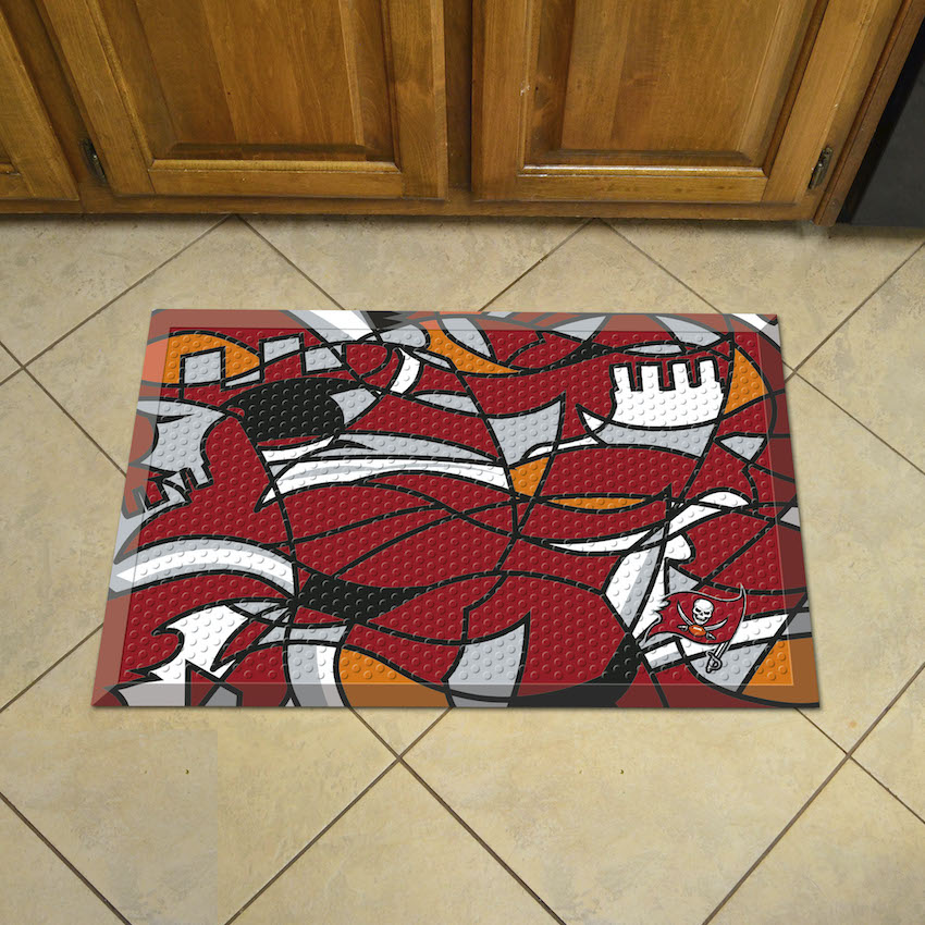 Tampa Bay Buccaneers Quick Snap Style SCRAPER Door Mat