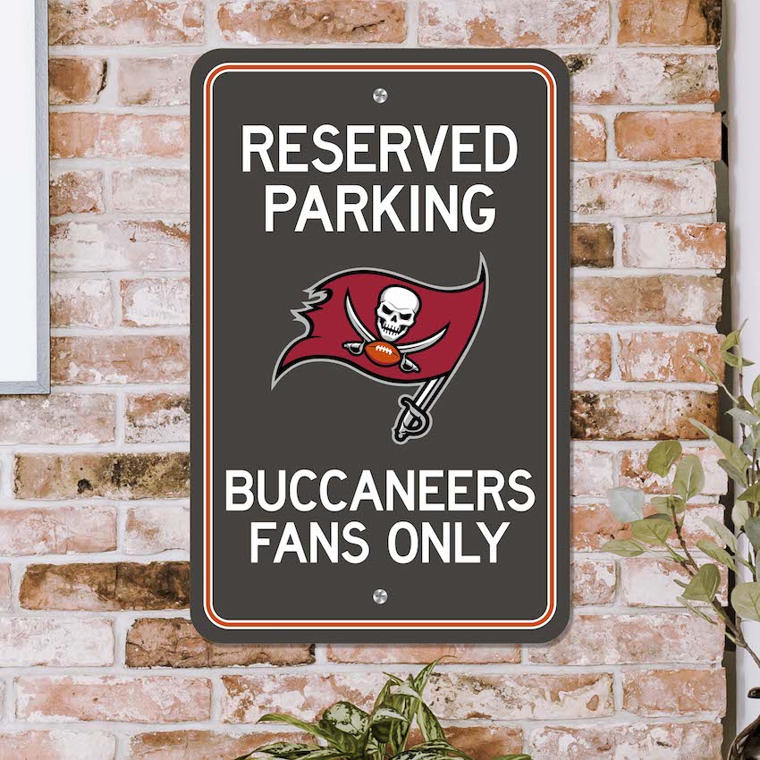 Tampa Bay Buccaneers RESERVED Parking Sign