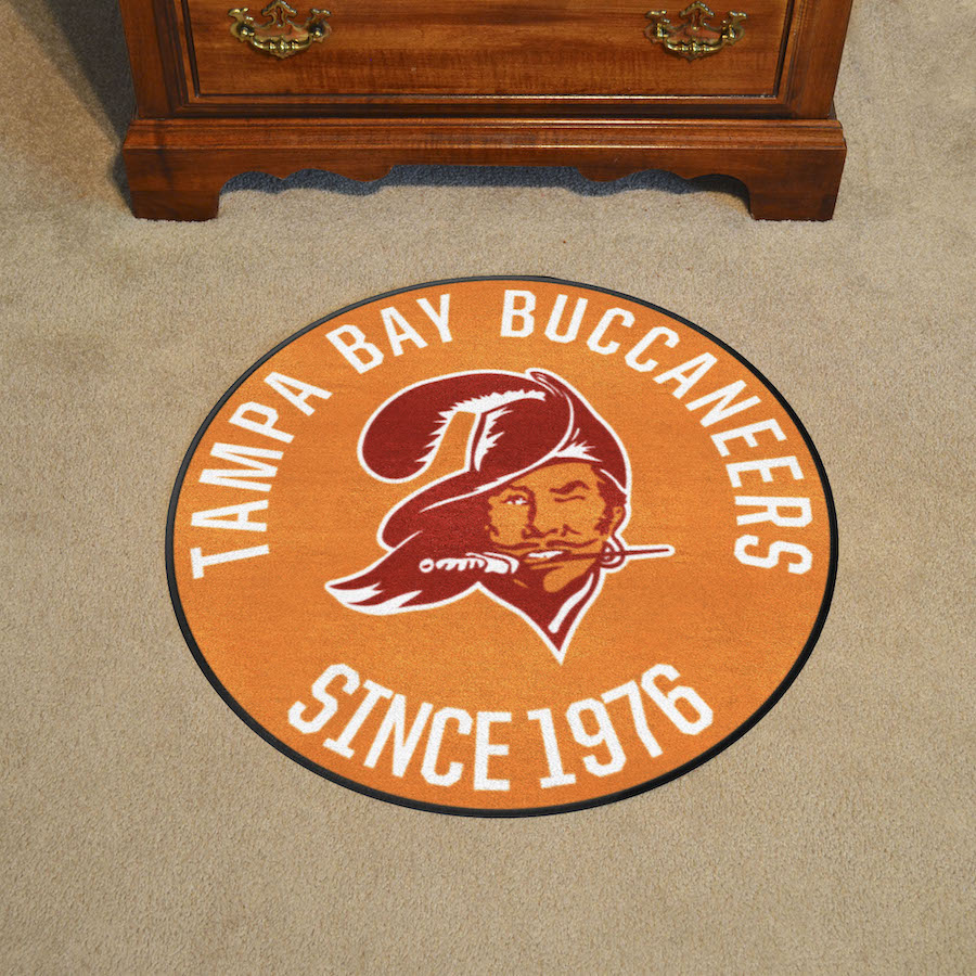 Tampa Bay Buccaneers Vintage Roundel Mat Throwback Logo