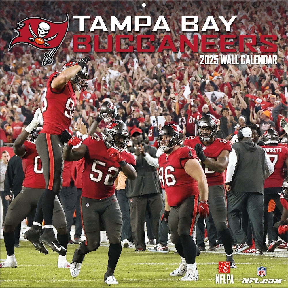 Tampa Bay Buccaneers 2025 NFL Team Wall Calendar