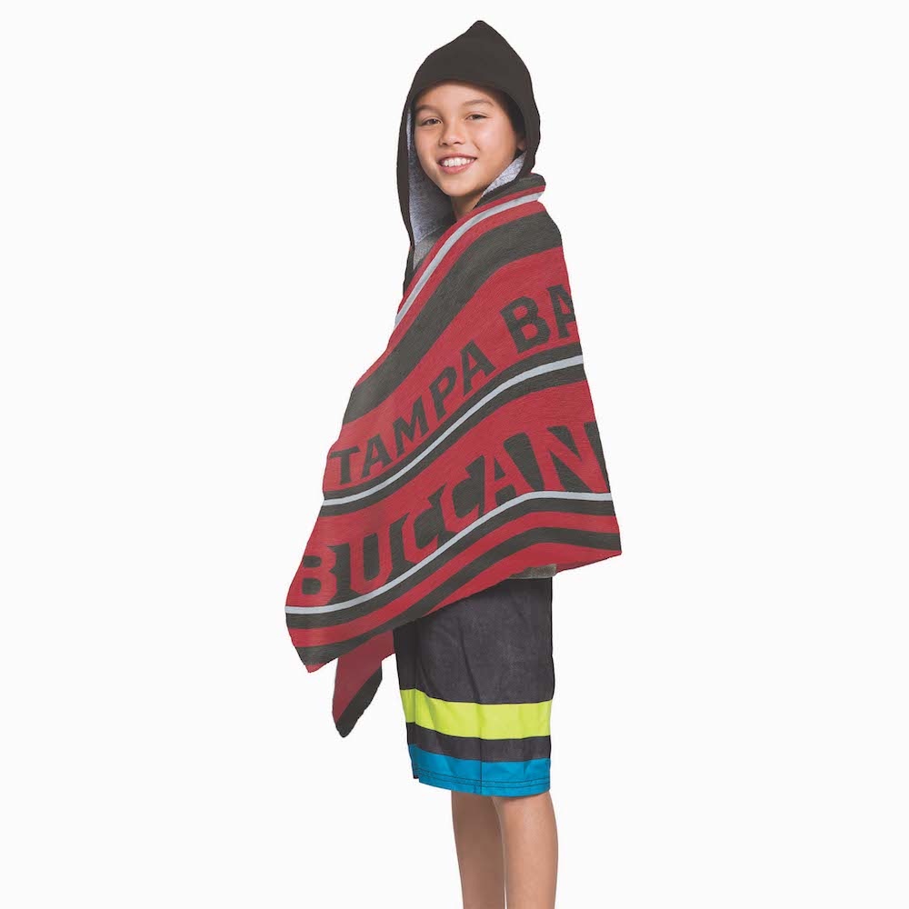 Tampa Bay Buccaneers Youth Hooded Beach Towel