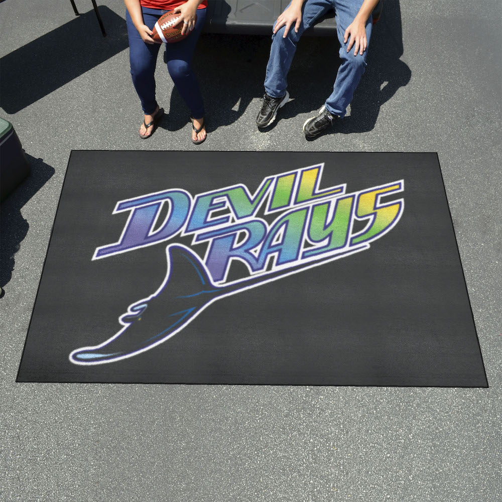 Tampa Bay Devil Rays MLBCC Vintage ULTI-MAT 60 x 96 Rug Throwback Logo