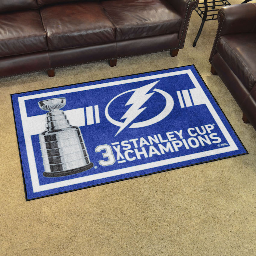 Tampa Bay Lightning 4 x 6 DYNASTY Area Rug