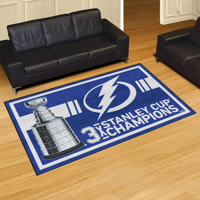 Tampa Bay Lightning 5 x 8 DYNASTY Area Rug