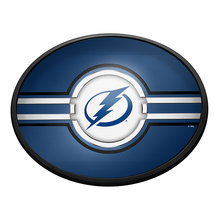 Tampa Bay Lightning Slimline LED Wall Sign ~ OVAL