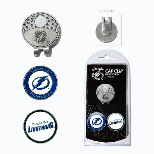 Tampa Bay Lightning Hat Clip With 2 Ball Markers