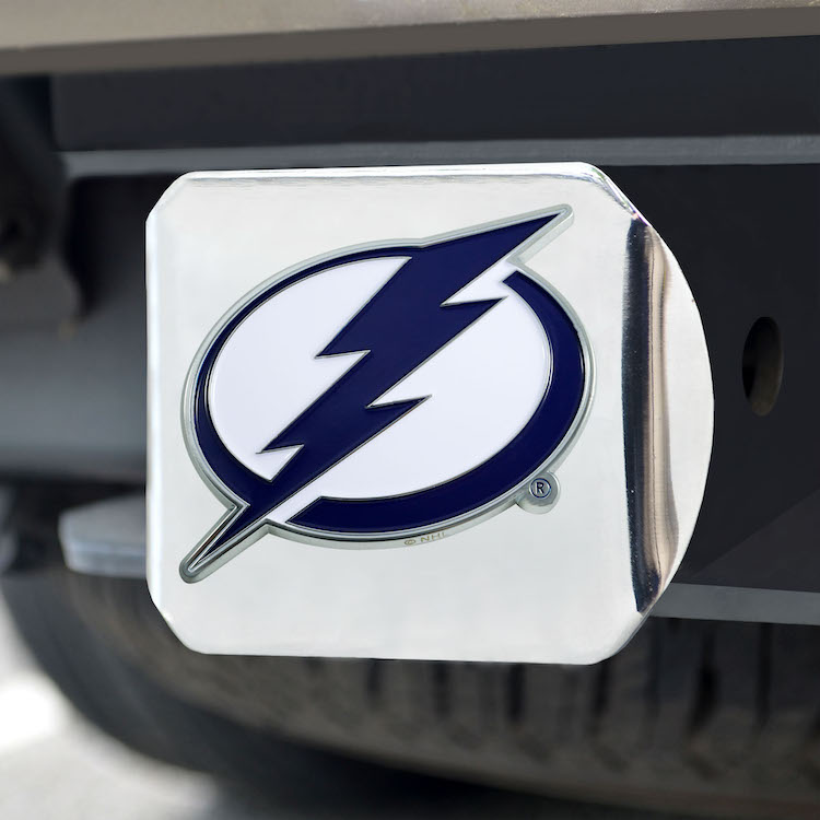 Tampa Bay Lightning Color Chrome Trailer Hitch Cover