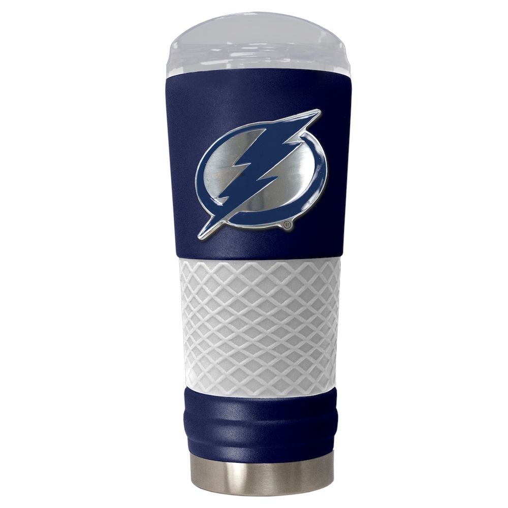 Tampa Bay Lightning 24 oz DRAFT SERIES NHL Powder Coated Insulated Travel Tumbler