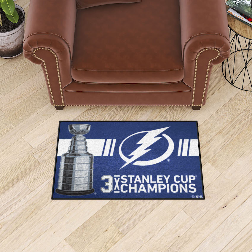 Tampa Bay Lightning DYNASTY Floor Mat - 20 x 30 inch Starter style