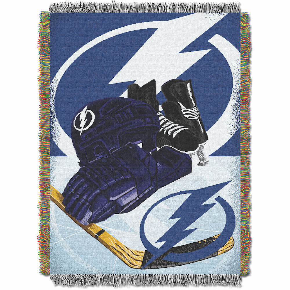 Tampa Bay Lightning Home Ice Advantage Series Tapestry Blanket 48 x 60