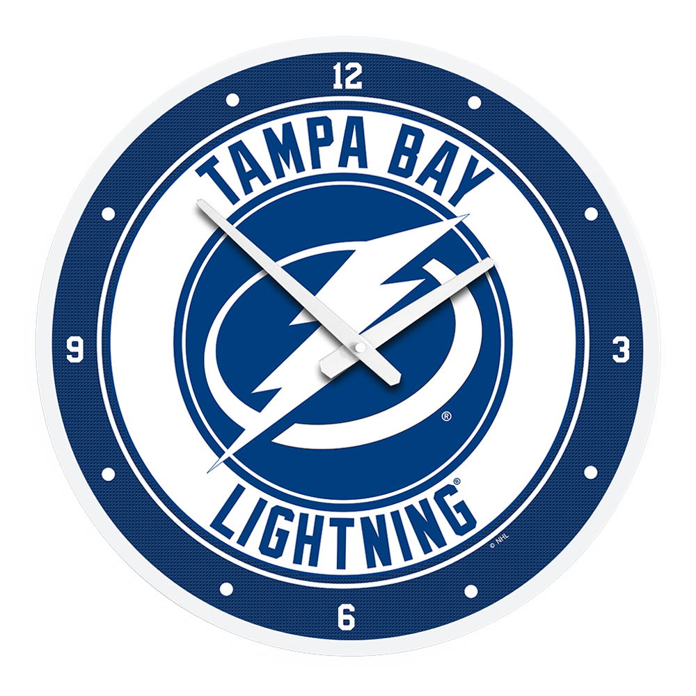 Tampa Bay Lightning Modern Disc Wall Clock