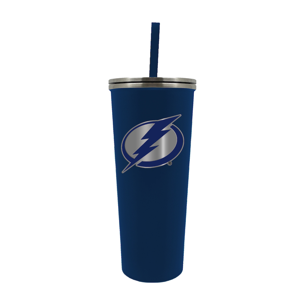 Tampa Bay Lightning 24 oz Team Color Skinny Tumbler