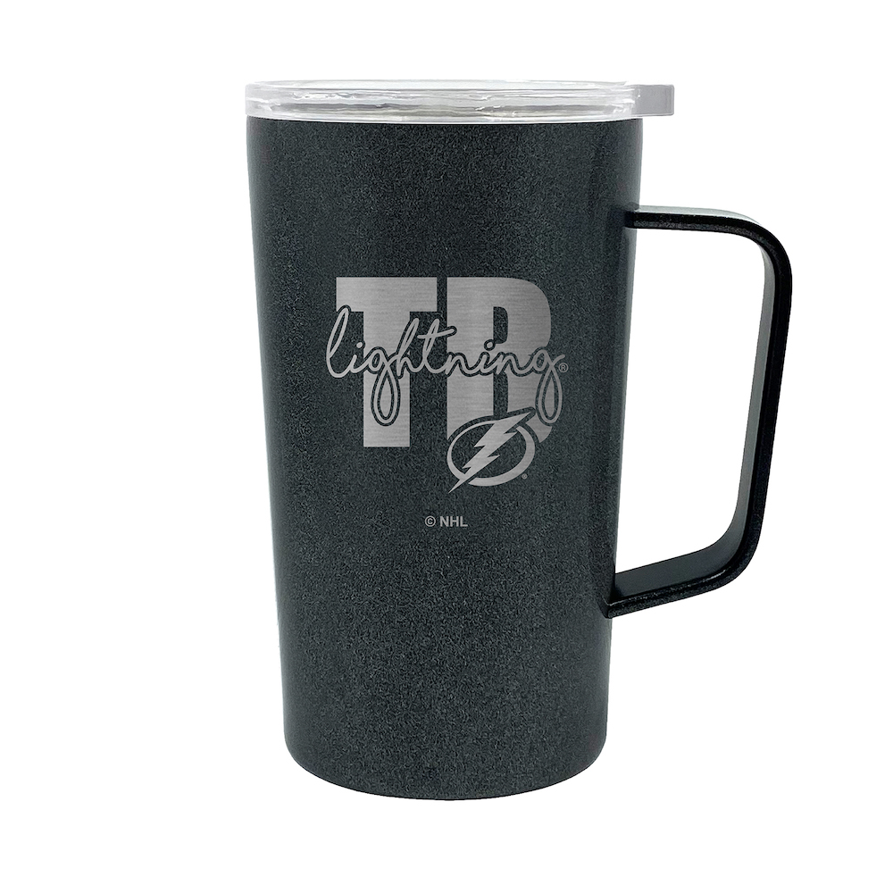 Tampa Bay Lightning 18 oz HUSTLE Travel Mug - ONYX