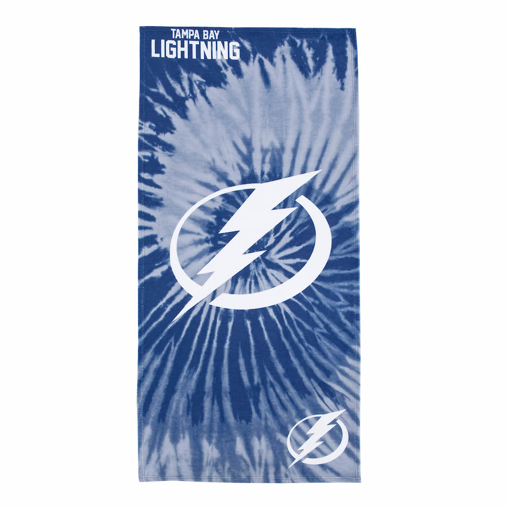 Tampa Bay Lightning Pyschedelic 30x60 Beach Towel