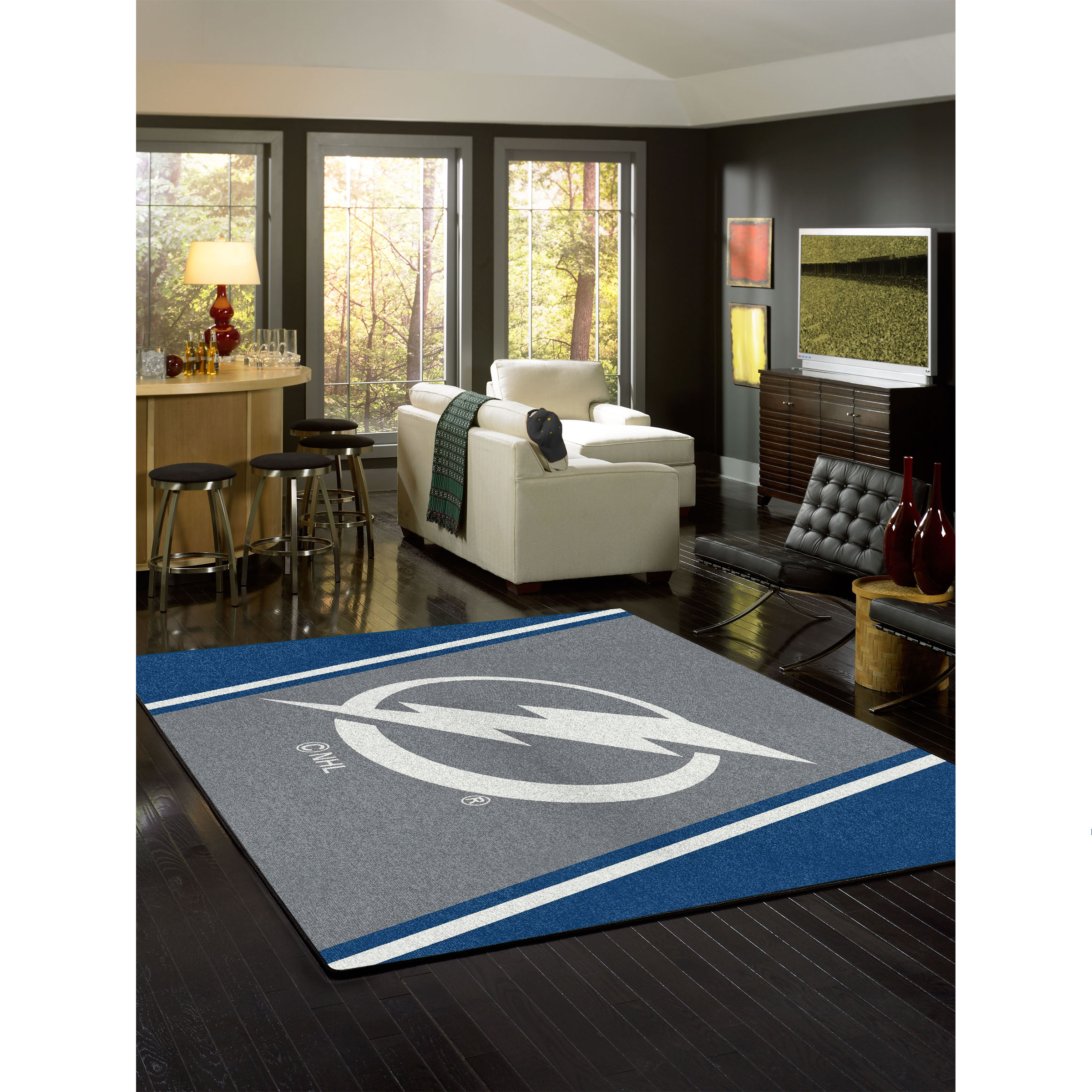 Tampa Bay Lightning 6 X 8 SPIRIT Rug