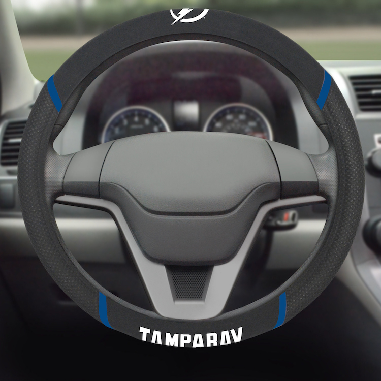 Tampa Bay Lightning Steering Wheel Cover