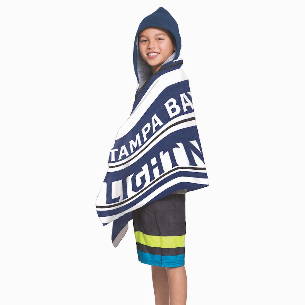 Tampa Bay Lightning Youth Hooded Beach Towel