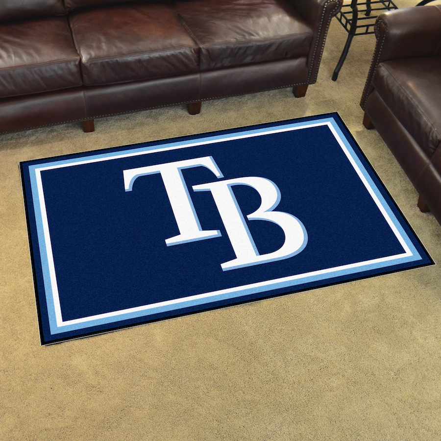 Tampa Bay Rays 4x6 Area Rug