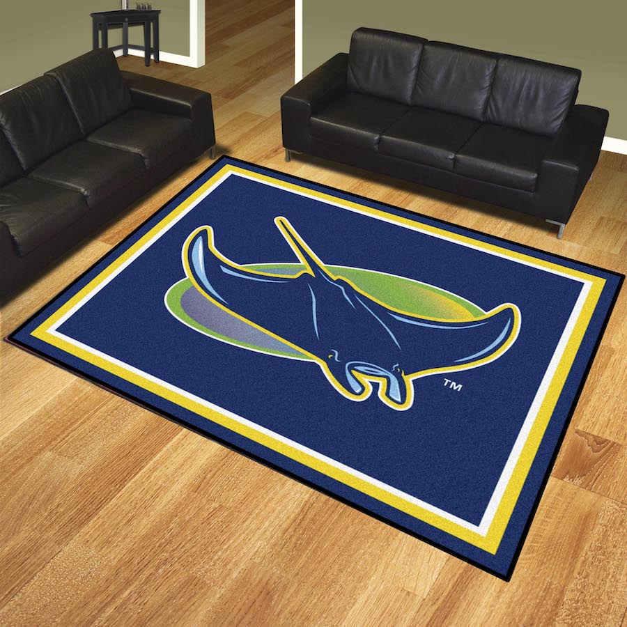 Tampa Bay Rays ALT LOGO Ultra Plush 8x10 Area Rug