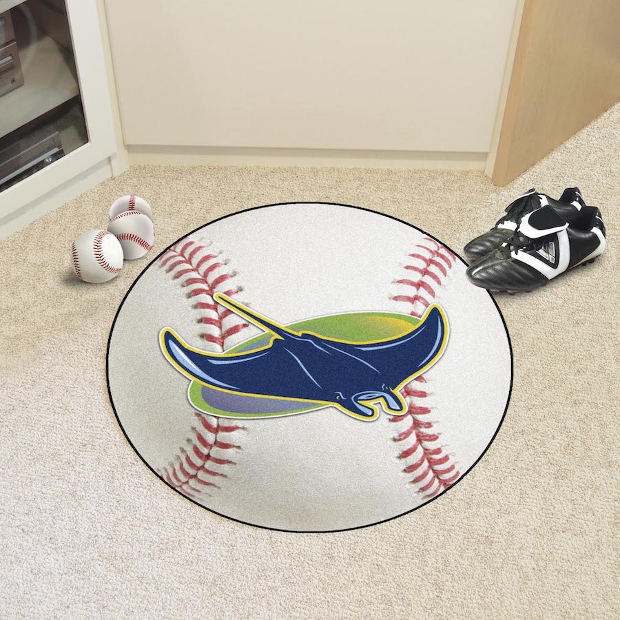 Tampa Bay Rays ALT LOGO Round Baseball Mat