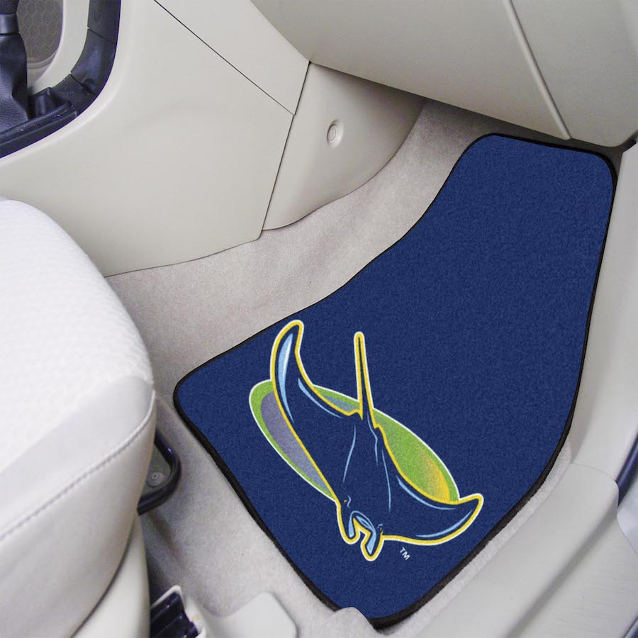 Tampa Bay Rays ALT LOGO Car Floor Mats 18 x 27 Carpeted-Pair